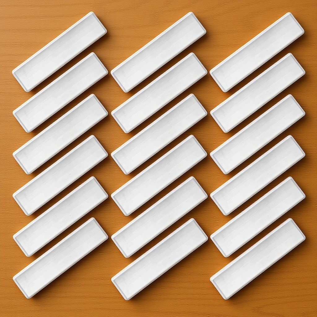Index Card Holder - 25 Pezzi Porta Etichette Adesivi Trasparenti,