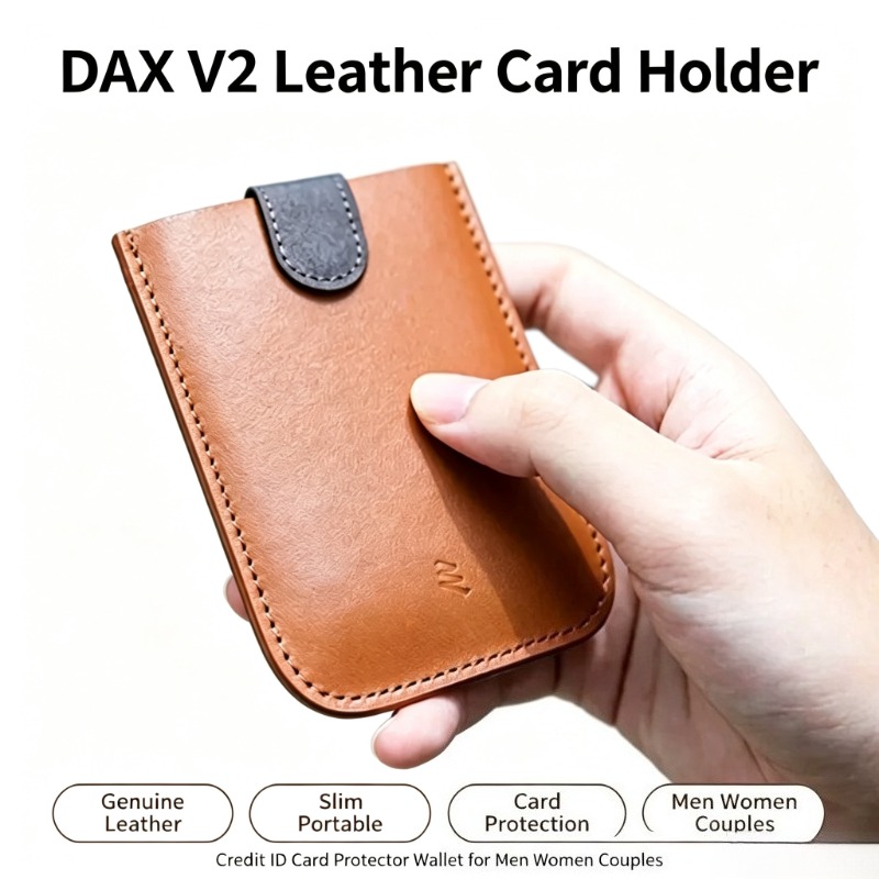 Index Card Holder - Porta Carte DAX V2 in Pelle