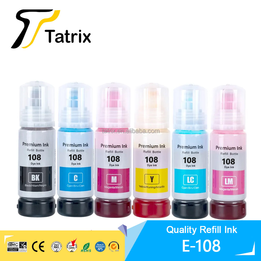 Fountain Pen Bottled Ink - Inchiostro compatibile Tatrix per Epson 108,