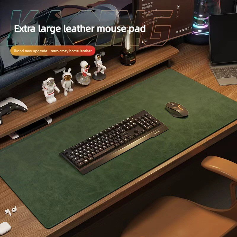 Leather Desk Pad - Tappetino per Mouse in PU con