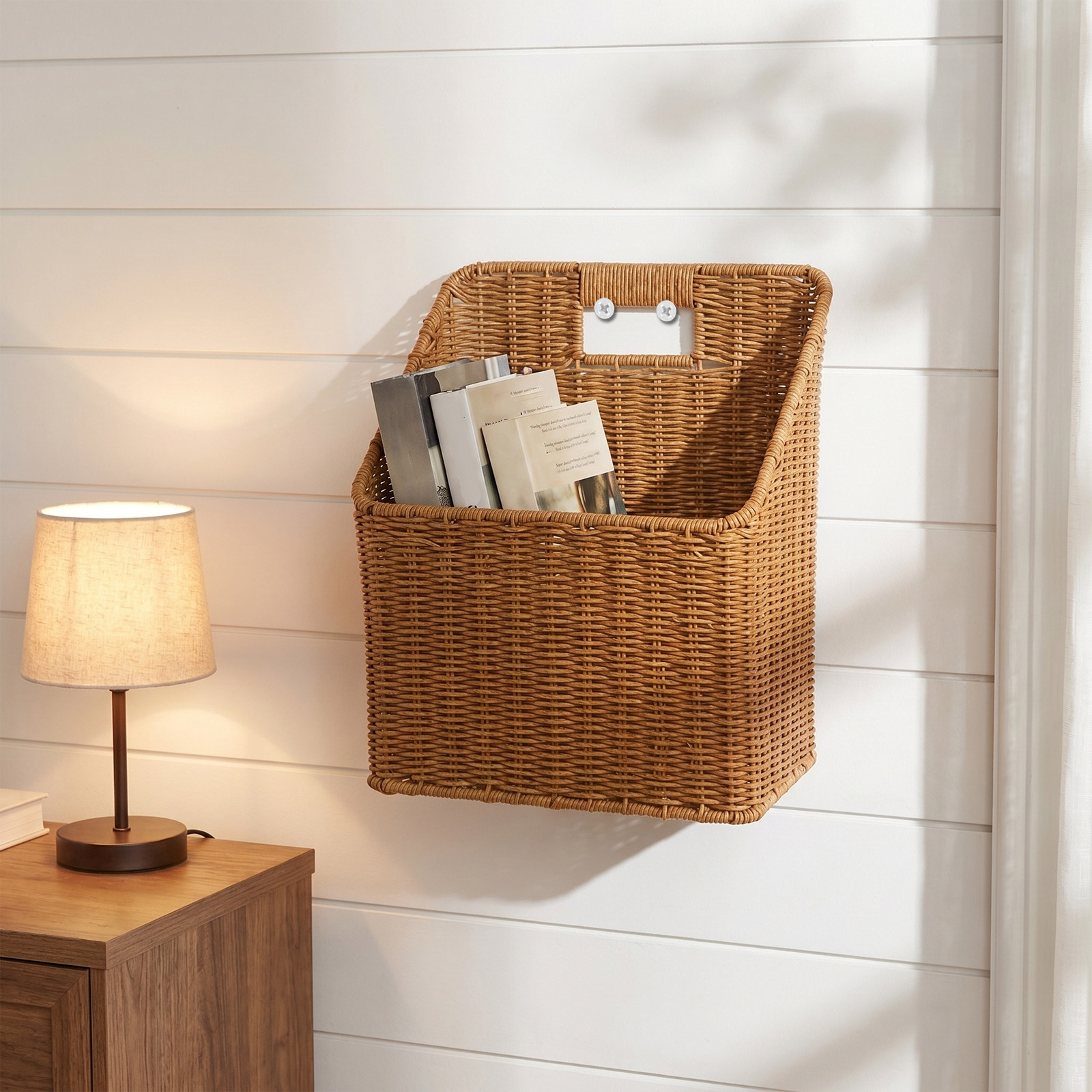 Cestino da Parete in Rattan Si - Magazine Holder Rack recensione e prezzo